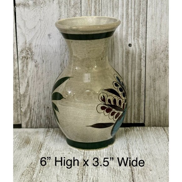 Vintage Tonala Mexican Pottery Vase - Picture 4 of 4